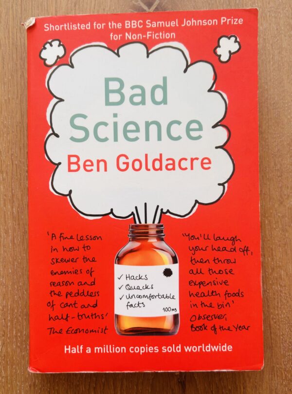 IMG_5548 Bad Science – Ben Goldacre secondhand book