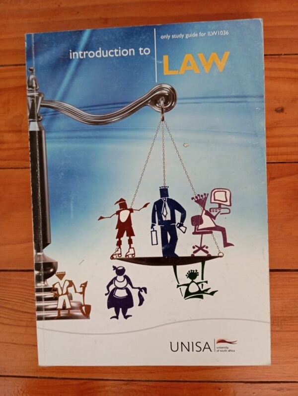 Introduction To Law: Unisa Study Guide secondhand book