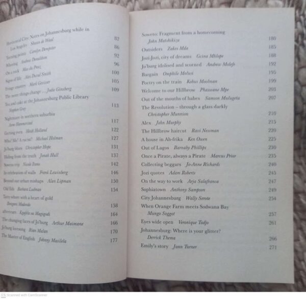 From Jo’burg To Jozi: Stories About Africa’s Infamous City – Heidi Holland, Adam Roberts [Editors] secondhand book
