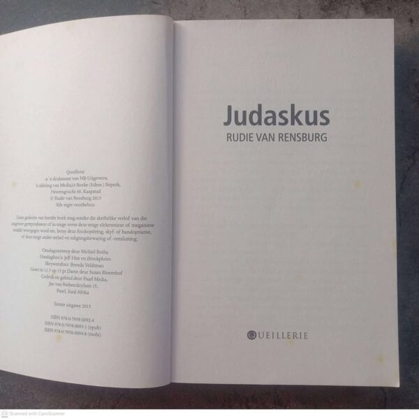 Judaskus – Rudie Van Rensburg secondhand book