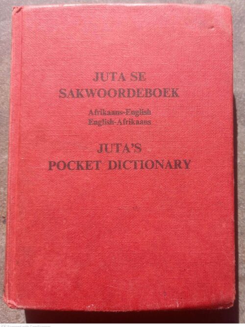 Juta Se Sakwoordeboek / Juta’s Pocket Dictionary secondhand book