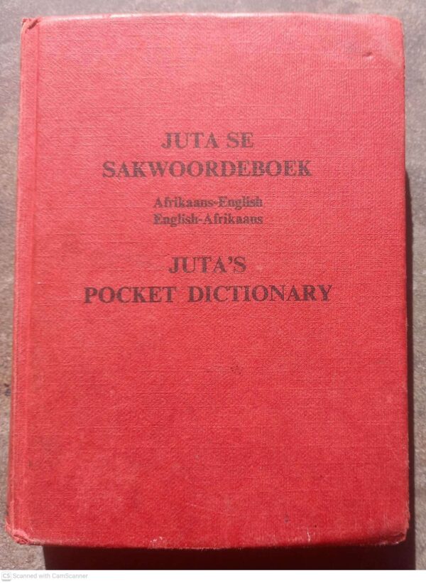 Juta Se Sakwoordeboek / Juta’s Pocket Dictionary secondhand book