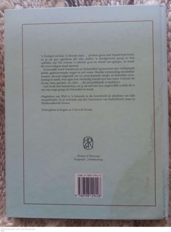 Kook Met Brandewyn — Magdaleen Van Wyk secondhand book