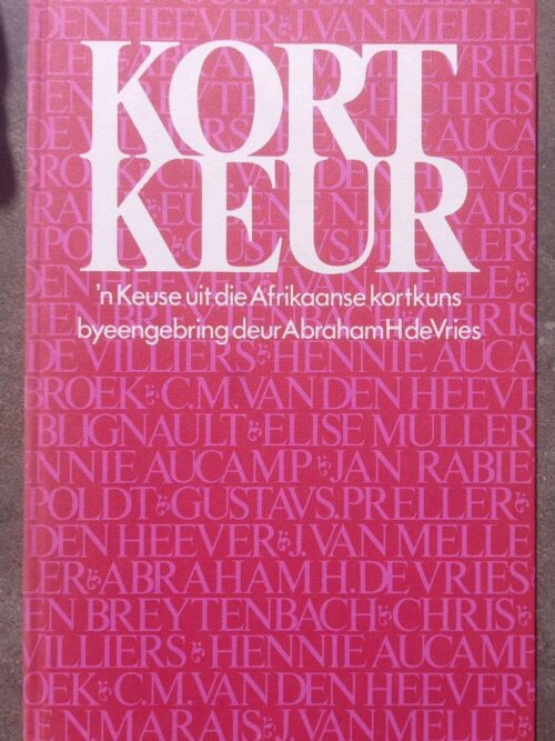 Kort Keur — Abraham H. De Vries secondhand book
