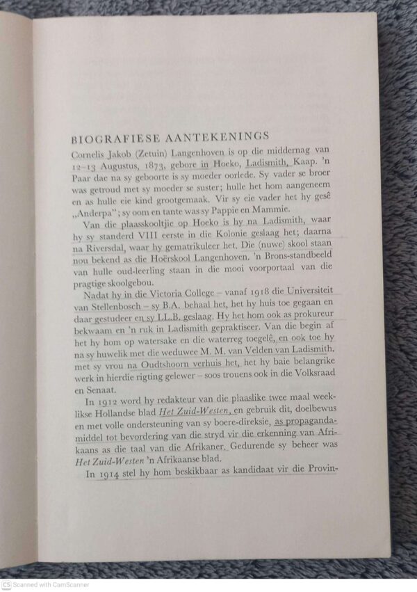 Die Laaste Van Die Takhare En Ander Verhoogstukke — C. J. Langenhoven secondhand book