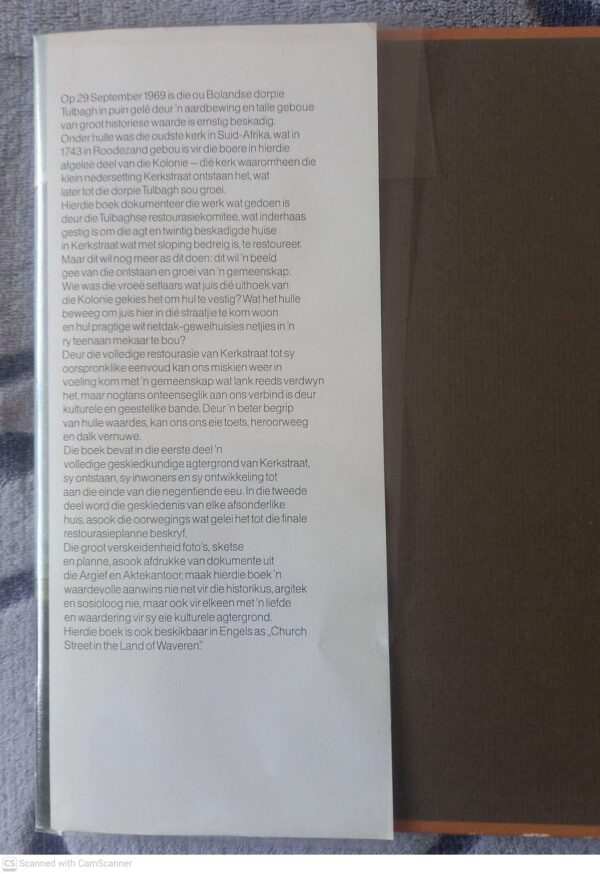 Kerkstraat In’t Land Van Waveren — Gawie Fagan, Gwen Fagan secondhand book