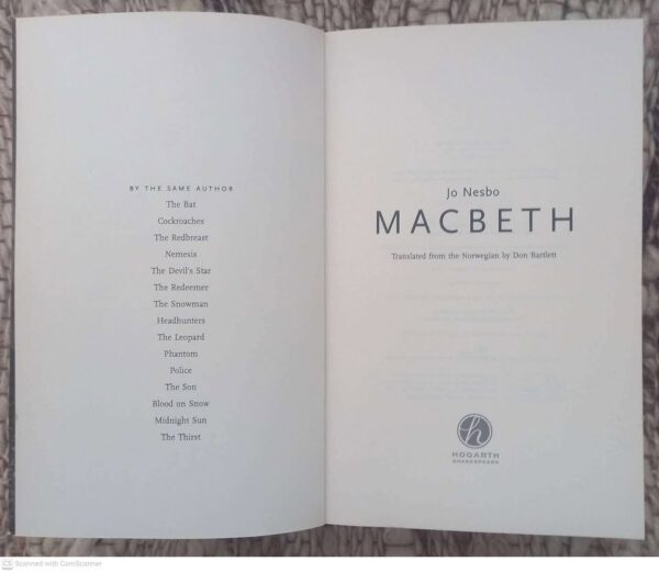 Macbeth — Jo Nesbo secondhand book