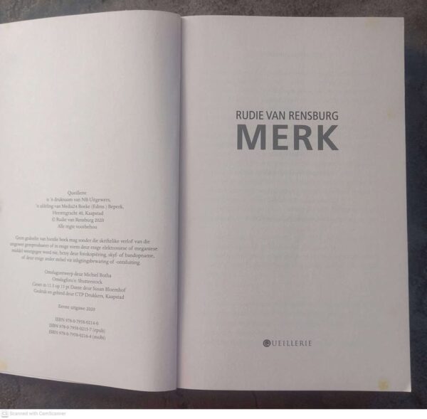 Merk – Rudie Van Rensburg secondhand book