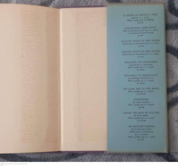 Murder In The Cathedral — T. S. Eliot secondhand book