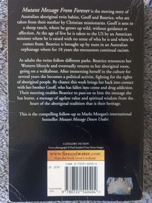 Mutant Message From Forever — Marlo Morgan secondhand book
