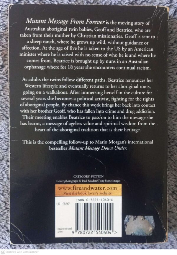 Mutant Message From Forever — Marlo Morgan secondhand book