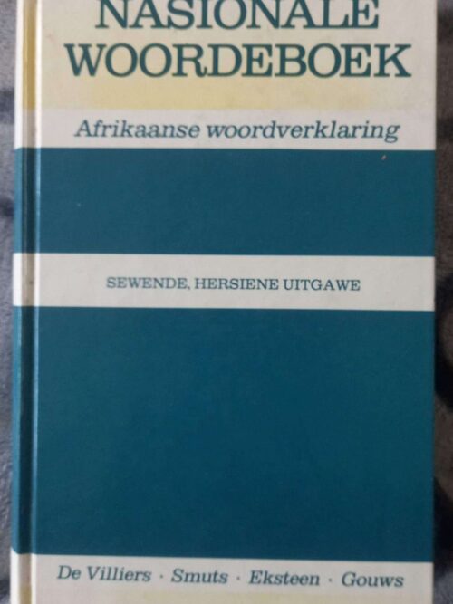 Nasionale Woordeboek — Meyer De Villiers Et Al. secondhand book