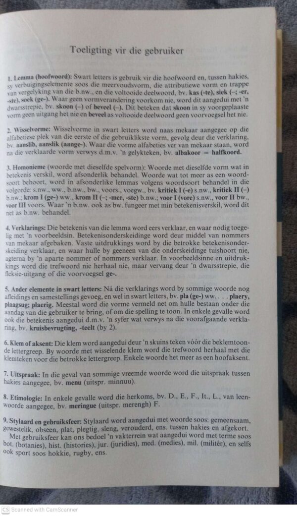 Nasionale Woordeboek — Meyer De Villiers Et Al. secondhand book