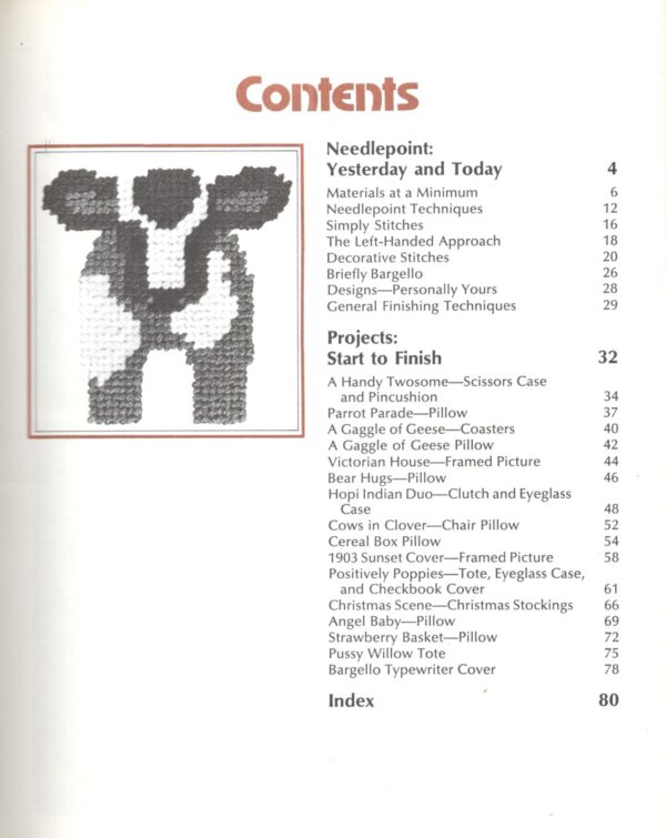 Needlepoint Techniques And Projects – Sunset Books secondhand book
