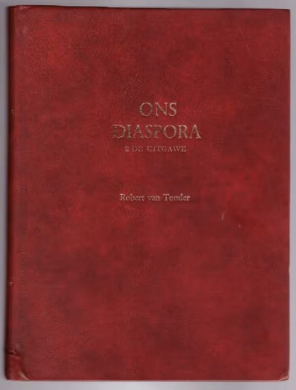 Ons Diaspora — Robert Van Tonder secondhand book