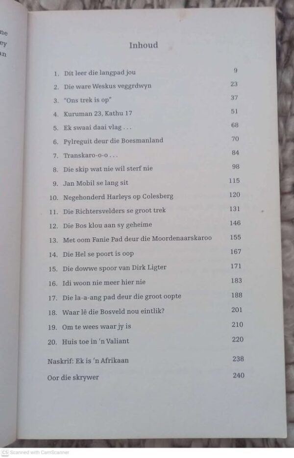 Op Die Agterpaaie — Dana Snyman secondhand book