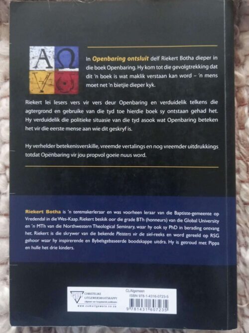 Openbaring Ontsluit — Riekert Botha secondhand book