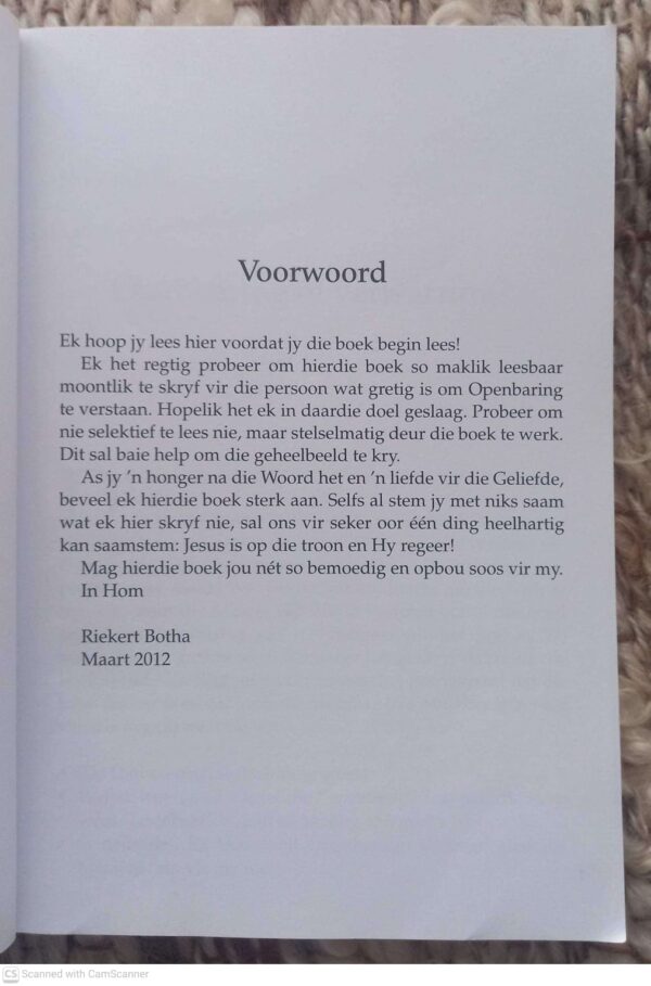 Openbaring Ontsluit 6 Openbaring Ontsluit — Riekert Botha secondhand book