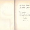 A Part Hate, A Part Love — Pieter-Dirk Uys *SIGNED* secondhand book