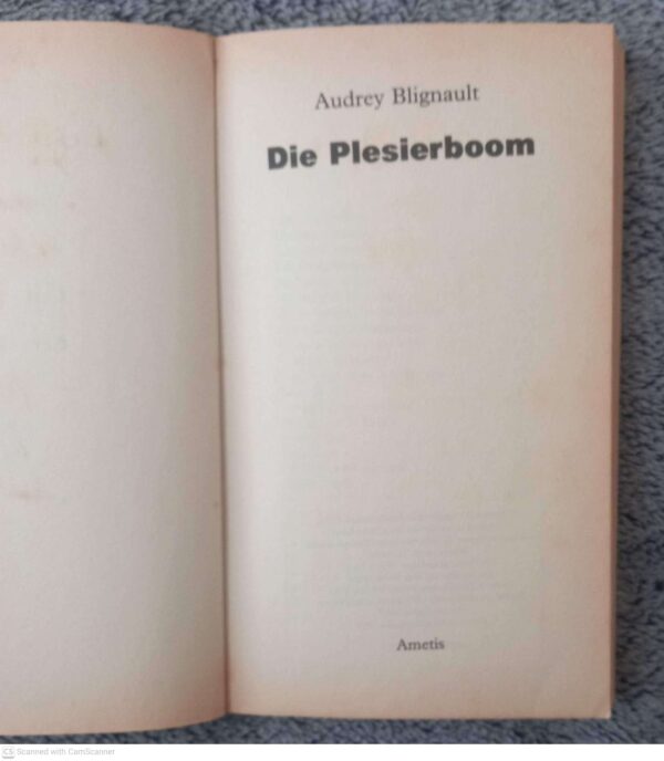 Die Plesierboom — Audrey Blignault secondhand book