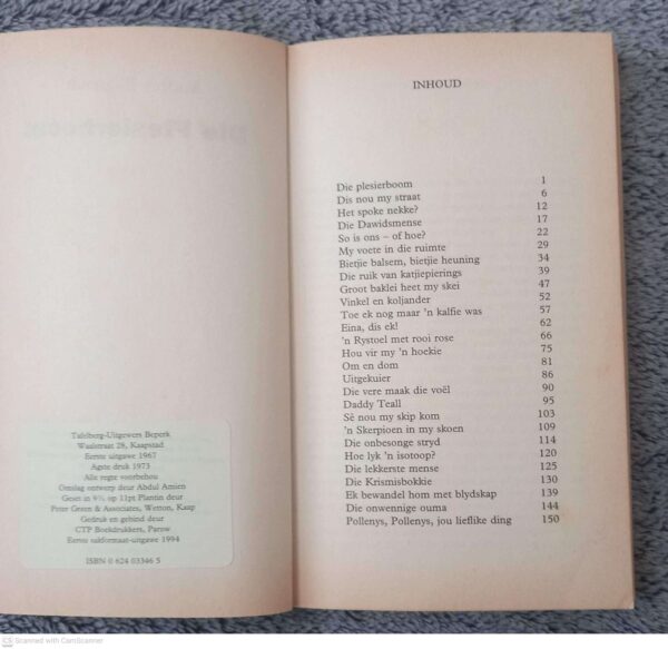 Die Plesierboom — Audrey Blignault secondhand book