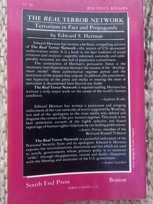 Real Terror Network — Edward S. Herman secondhand book