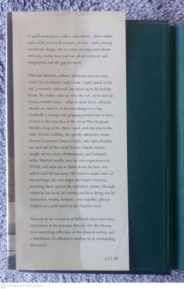 Rules For Old Men Waiting — Peter R. Pouncey secondhand book