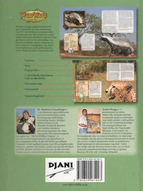 Soogdiere Van Afrika: Ontdek 101 Spesies – Madelein Grundlingh, Andre Olwage secondhand book