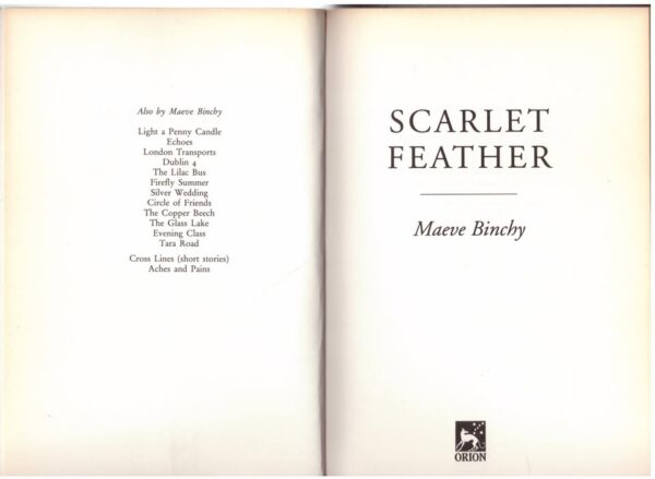 Scarlet Feather4 Scarlet Feather — Maeve Binchy secondhand book
