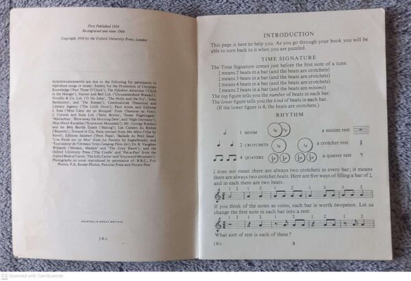 The Oxford School Music Books: Junior Book 2 — Fiske, Dobbs secondhand book