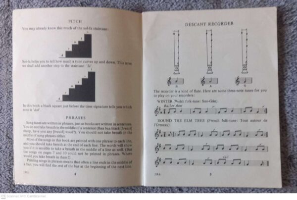 The Oxford School Music Books: Junior Book 2 — Fiske, Dobbs secondhand book
