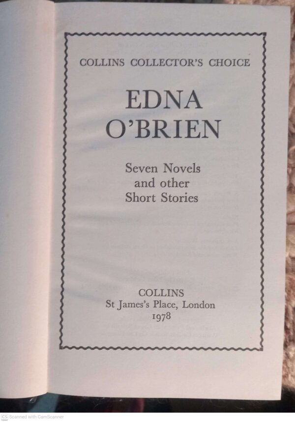 Seven Novels And Other Short Stories — Edna O’Brien secondhand book