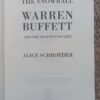 The Snowball: Warren Buffett And The Business Of Life — Alice Schroeder secondhand book