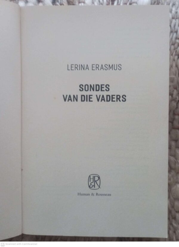 Sondes Van Die Vaders — Lerina Erasmus secondhand book