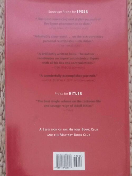 Speer: The Final Verdict — Joachim Fest secondhand book