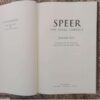 Speer: The Final Verdict — Joachim Fest secondhand book