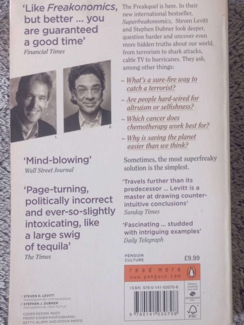 Superfreakonomics — Steven D. Levitt, Stephen J. Dubner secondhand book