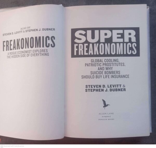Superfreakonomics — Steven D. Levitt, Stephen J. Dubner secondhand book