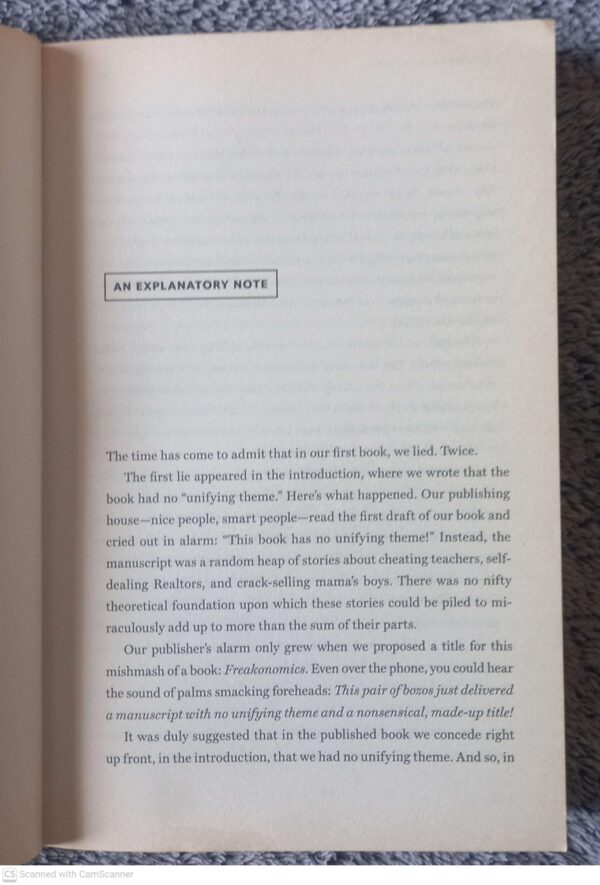 Superfreakonomics5 Superfreakonomics — Steven D. Levitt, Stephen J. Dubner secondhand book