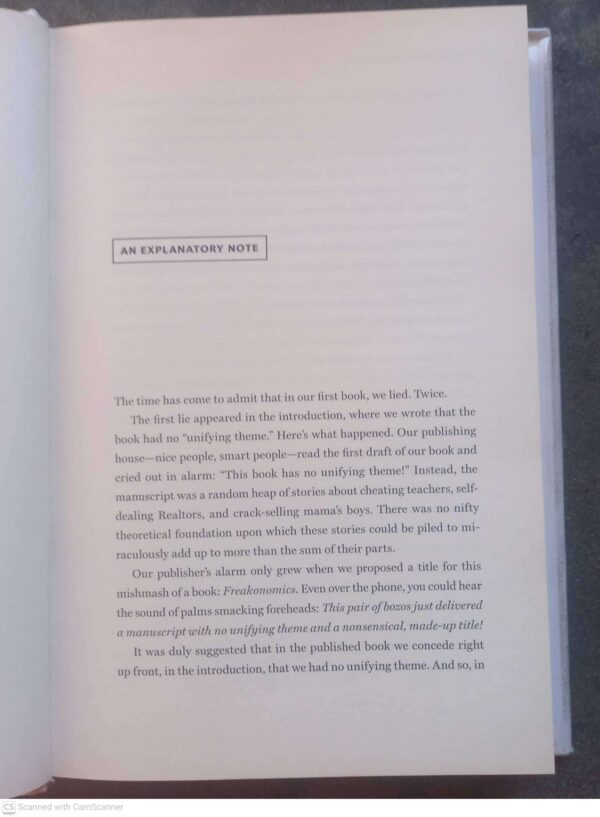 Superfreakonomics — Steven D. Levitt, Stephen J. Dubner secondhand book