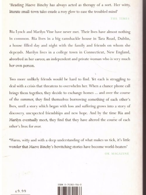 Tara Road — Maeve Binchy secondhand book