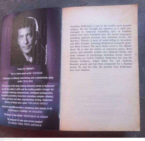 Therapy — Jonathan Kellerman secondhand book