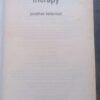 Therapy — Jonathan Kellerman secondhand book