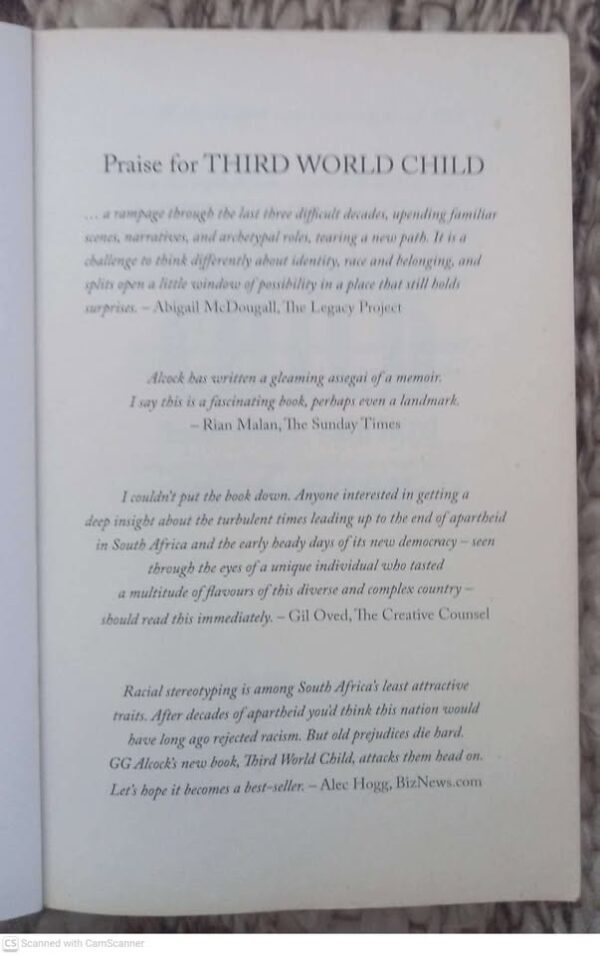 Third World Child: Born White, Zulu Bred — G. G. Alcock secondhand book