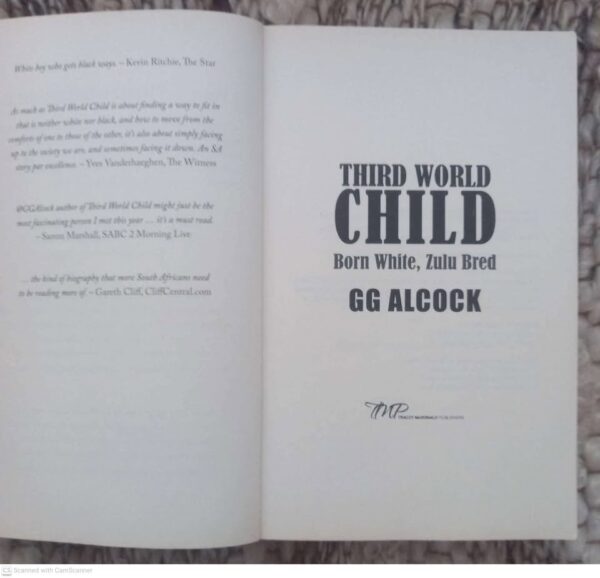 Third World Child: Born White, Zulu Bred — G. G. Alcock secondhand book