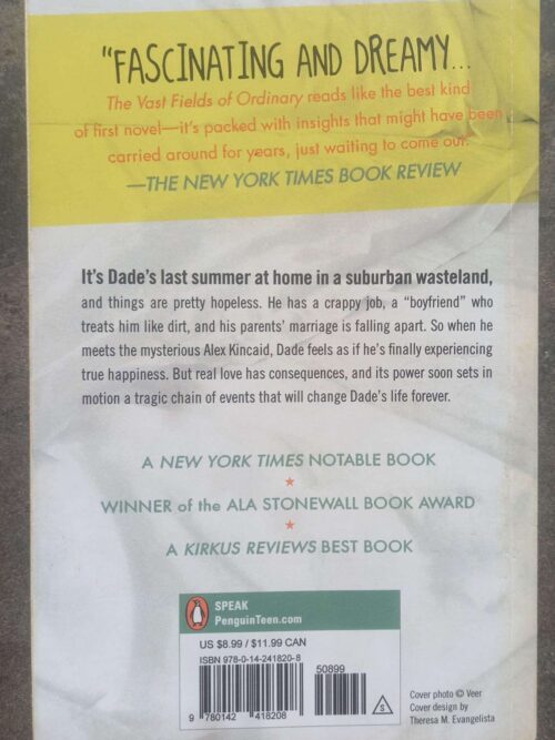 The Vast Fields Of Ordinary — Nick Burd secondhand book