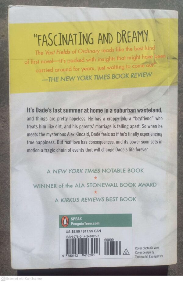 The Vast Fields Of Ordinary — Nick Burd secondhand book