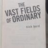 The Vast Fields Of Ordinary — Nick Burd secondhand book