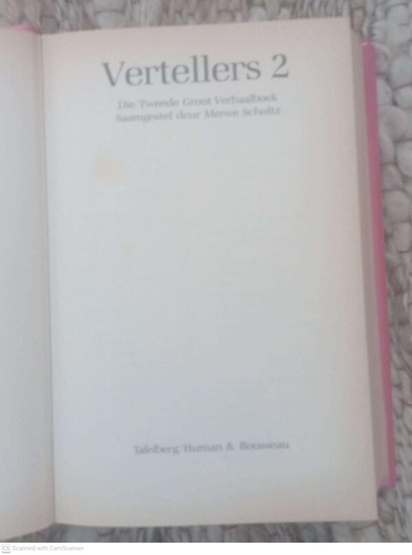 Vertellers 2: Die Groot Afrikaanse Verhaalboek — Merwe Scholtz secondhand book