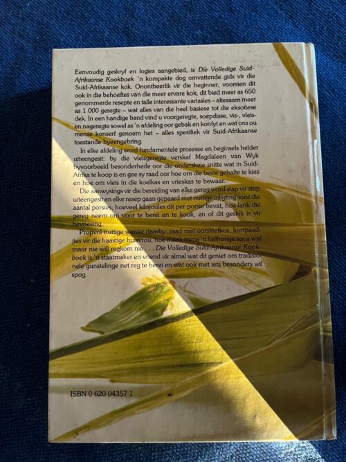 Die Volledige Suid Afrikaanse Kookboek – Magdaleen Van Wyk secondhand book